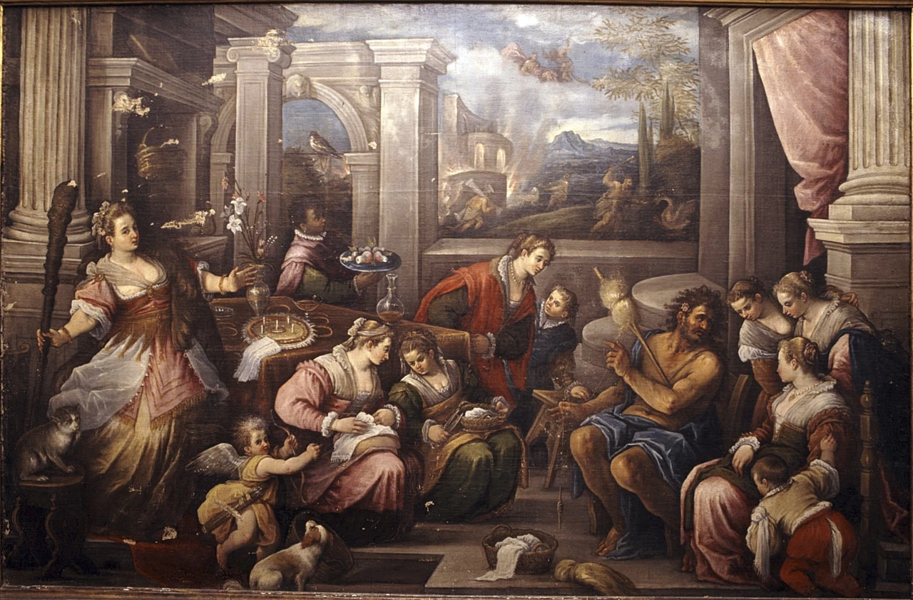  83-Ercole e Onfale-Villa medicea della Petraia